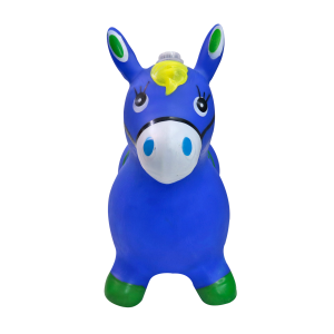 CAVALINHO UPA UPA DE BORRACHA COM SOM E LUZ 49X26X56CM - 9116-AZ