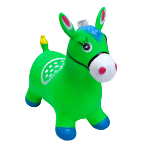 CAVALINHO UPA UPA DE BORRACHA COM SOM E LUZ 49X26X56CM  - 9116-VD