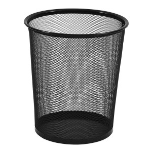 LIXEIRA TELADA PRATA 05 LITROS 27.5 X 24CM - 94622-PT