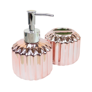 KIT DE BANHEIRO EM CERÂMICA COM 02 PEÇAS - 397-GR