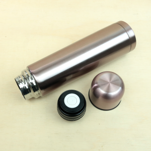 GARRAFA ISOTÉRMICA COM TAMPA EM INOX 1LITRO - CT0381-GR