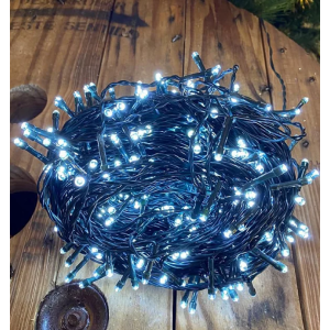 CORDÃO 500 LEDS BR E 01 FONTE 31 V PISCA COM CONTROLE BIVOLT - 31007