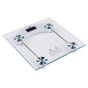 BALANÇA DIGITAL DE VIDRO TEMPERADO PARA BANHEIRO QUADRADA 180KG - CA05020