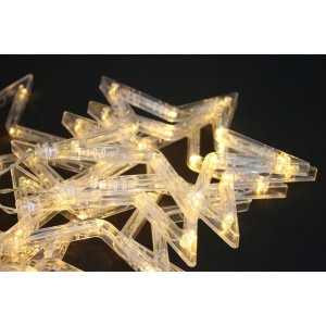 CASCATA 138 LED WARM ESTRELA NA PONTA 8 FUNÇÕES 127V USO INTERNO - 11658