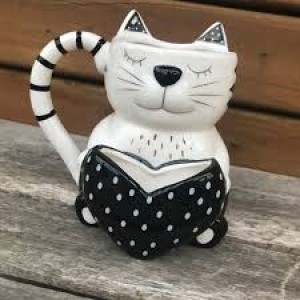 VASO DECORATIVO DE CERÂMICA COM ALÇA 300 ML - BRDK10424