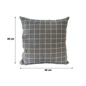 CAPA DE ALMOFADA ESTAMPA GEOMÉTRICA 100% POLIÉSTER  40X40CM - 2341-B