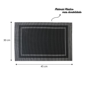 JOGO AMERICANO DE PLASTICO 30X45CM- 0937-17