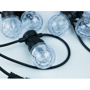 CORDÃO 10 BOLAS LEDS WARM EFEITO BOLHAS D'ÁGUA BIVOLT - 22014