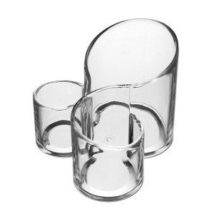 ORGANIZADOR DE PINCEIS E COSMETICOS EM ACRILICO - 1202