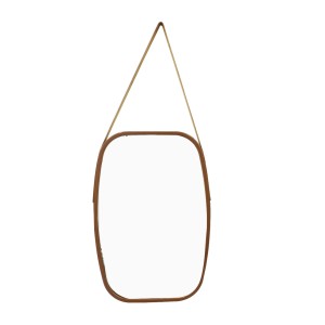 ESPELHO OVAL DE PLÁSTICO DECORATIVO DE PAREDE 42.8X64,8CM COM ALÇA - 92824-MR