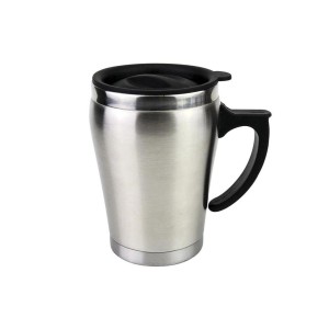 CANECA DE INOX COM TAMPA DE PLÁSTICO - 300ML - HG85038-PTA
