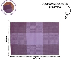 JOGO AMERICANO DE PLASTICO 30X45CM- 0937-28