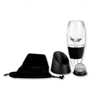 DECANTADOR AERADOR DE VINHO COM TORRE SUPORTE E BASE - 4428