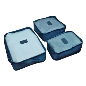 KIT ORGANIZADOR PARA MALAS DE POLIESTER 6 PEÇAS - 5165-AZMA