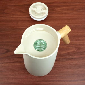 GARRAFA TÉRMICA PREMIUM COM CABO ABS 1 LITRO - 8720-BR