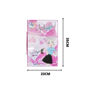 MALETA ESCOLAR 86 PEÇAS ESTAMPA FASHION - MT86-FASHION