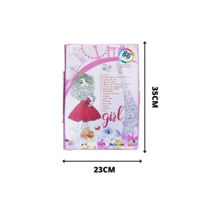 MALETA ESCOLAR 86 PEÇAS ESTAMPA GIRL - MT86-GIRL