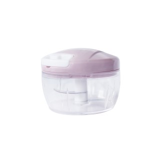 MINI MULTIPROCESSADOR DE ALIMENTOS MANUAL EM PLÁSTICO COM 2 LÂMINAS 6X9CM - CZ19555-LL