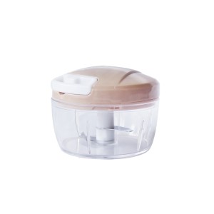 MINI MULTIPROCESSADOR DE ALIMENTOS MANUAL EM PLÁSTICO COM 2 LÂMINAS 6X9CM - CZ19555-RS