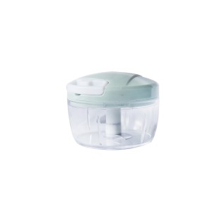 MINI MULTIPROCESSADOR DE ALIMENTOS MANUAL EM PLÁSTICO COM 2 LÂMINAS 6X9CM - CZ19555-VD