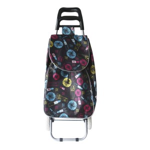 CARRINHO DE FEIRA E COMPRAS DIVERSAS EM POLIÉSTER 96,5X34X31CM - YS01031C-A