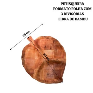 PETISQUEIRA COM 03 DIVISÓRIAS 33X25CM - CT1862