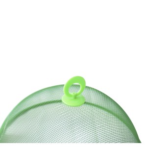 TELA PROTETORA DE ALIMENTOS EM METAL COM ALÇA NO TOPO 29CM - FX98208-VD