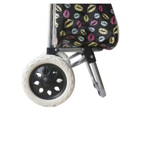CARRINHO DE FEIRA E COMPRAS DIVERSAS EM POLIÉSTER 96,5X34X31CM - YS01031C-B