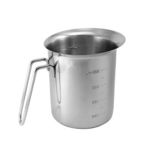 JARRA DE INOX COM MEDIDOR E ALÇA 1 LITRO - 6487
