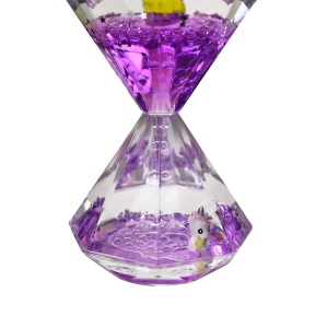 AMPULHETA DE OLEO LIQUIDO COM TEMPORIZADOR DIAMANTE - 5604-C