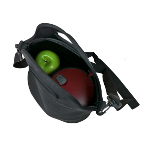 BOLSA TERMICA EM NEOPRENE PRETA COM ALÇA AJUSTÁVEL - YS26033