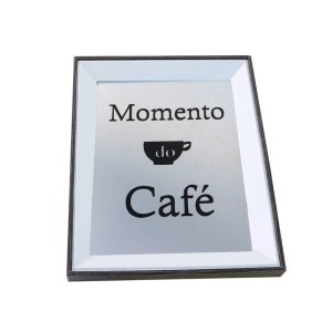 BANDEJA ESPELHADA DE MADEIRA MOMENTO CAFE 24X30CM - GDR0684D-MR