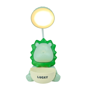 LUMINÁRIA DE MESA DIVERTIDA COM APONTADOR FORMATO LEÃO USB - 5666-VD